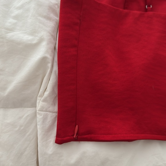 Express Satin Cropped Top-Size Large - Picture 4 of 5